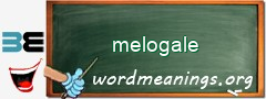 WordMeaning blackboard for melogale
